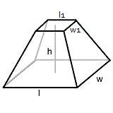 Pyramidal Frustum.